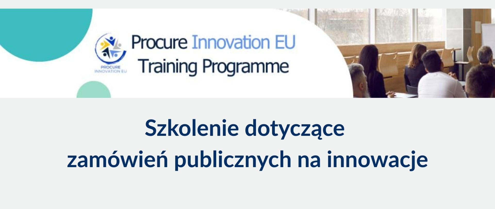 Szkolenie dotyczące zamówień publicznych na innowacje
