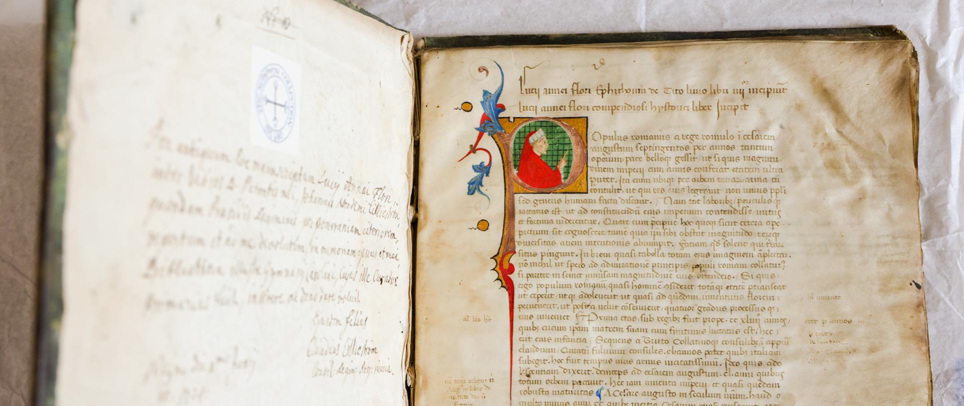 Manuskrypt Lucjusz Anneusz Florus „Epitoma de Tito Livio”, fot. Danuta Matloch/MKiDN