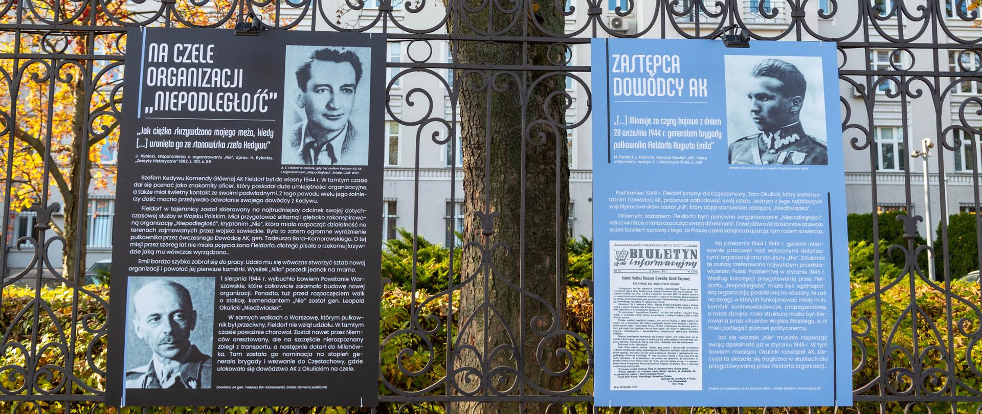 Wystawa plenerowa: „Gen. August Emil Fieldorf »Nil« - patriota, oficer, piłsudczyk”