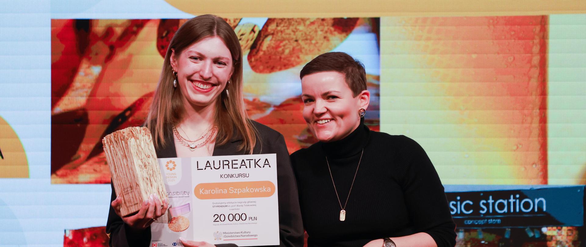 Karolina Szpakowska laureatką nagrody głównej konkursu Young Design 2024, fot. D. Matloch/MKiDN