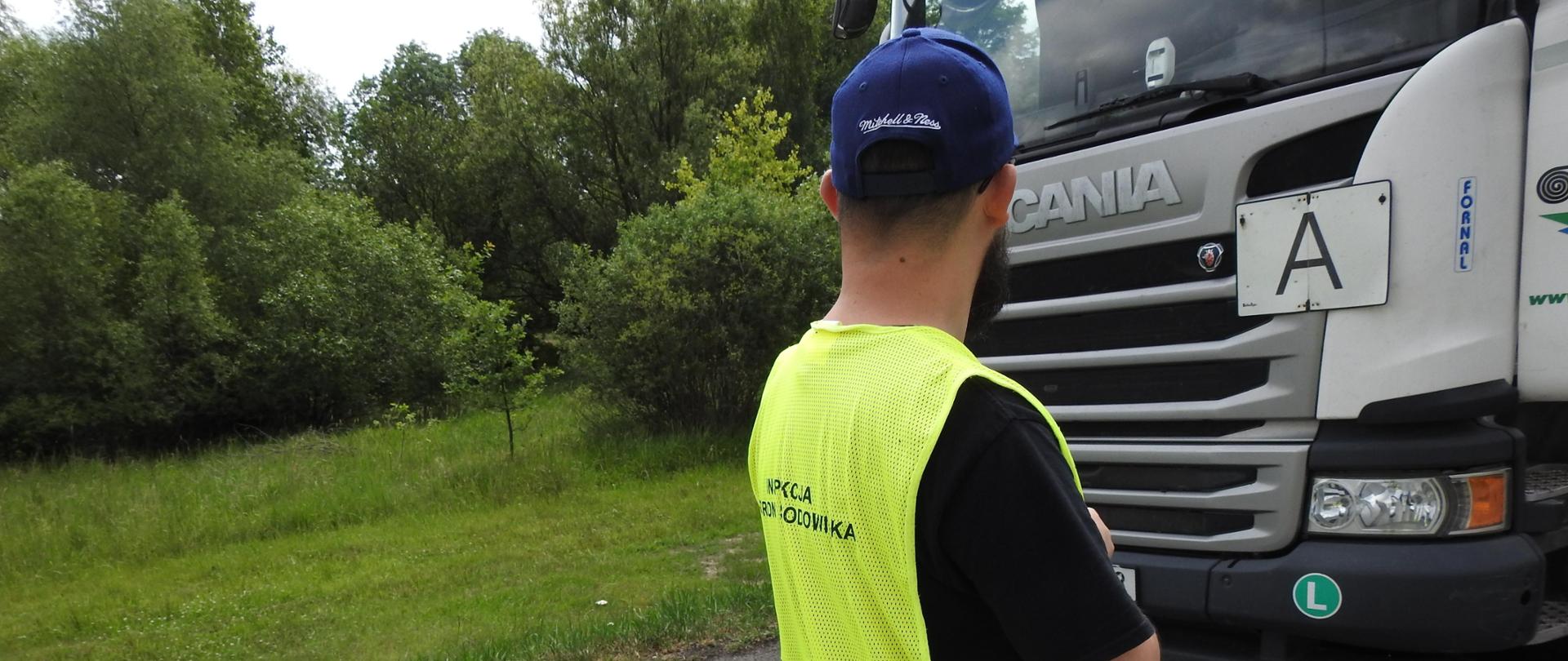 Zdjęcie z działań prewencyjnych "Nielegalne Odpady 2024"