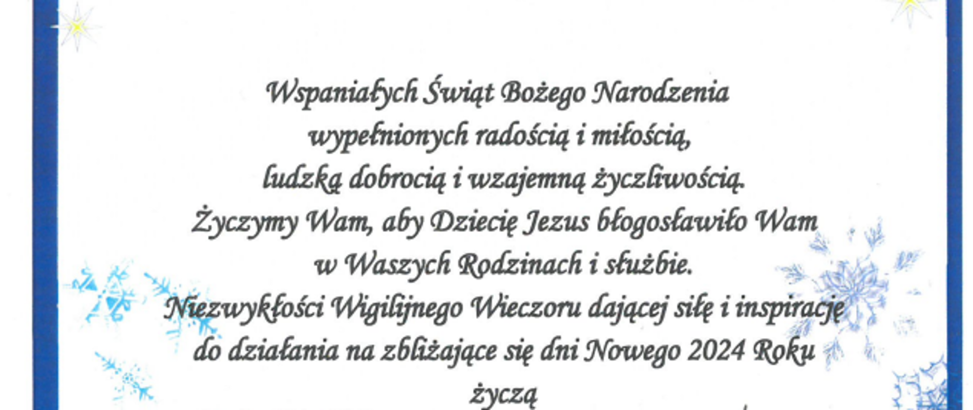 Życzenia Świąteczne Zachodniopomorskiego Komendanta Wojewódzkiego PSP