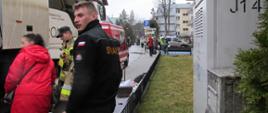 Strażacy realizują zadania pomocowe w ramach relokacji osób z Ukrainy