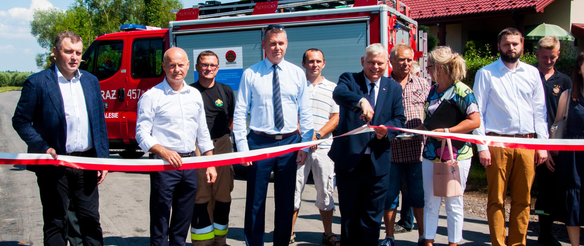 Oddanie do użytku drogi gminnej w regionie grójeckim.
Zdjęcie: Szymon Wójcik.