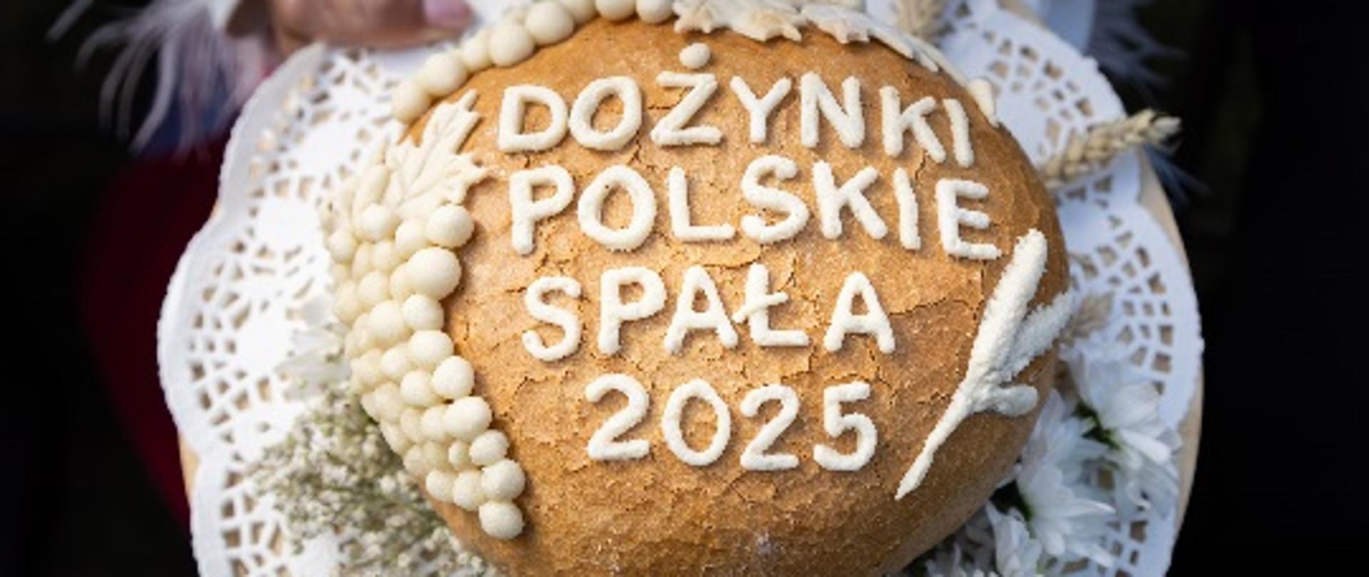 Dar dziękczynny - chleb dożynkowy wypieczony z mąki otrzymanej ze zboża z tegorocznych zbiorów 