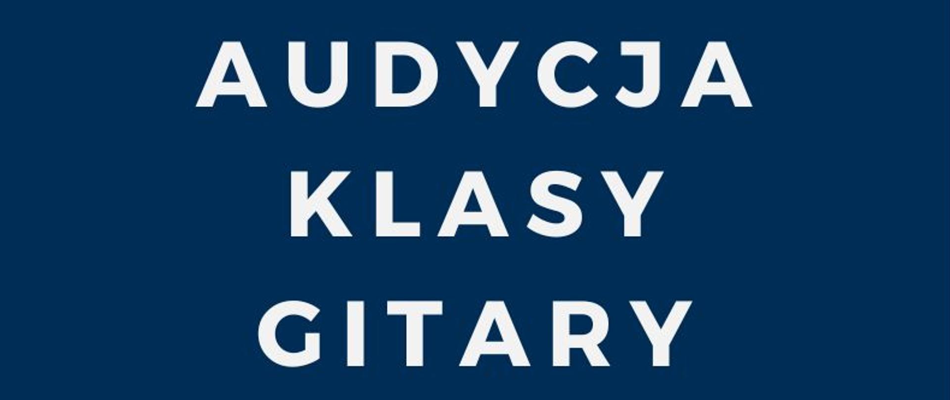 Plakat w stylu minimalistycznym. Na pomarańczowym tle u góry znajduje się czarne koło z dwiema białymi, uproszczonymi ikonami gitar. Dolna część plakatu jest granatowa i podzielona pionową linią na dwa pola. Kolorystyka plakatu to pomarańczowy, granatowy, czarny i biały.