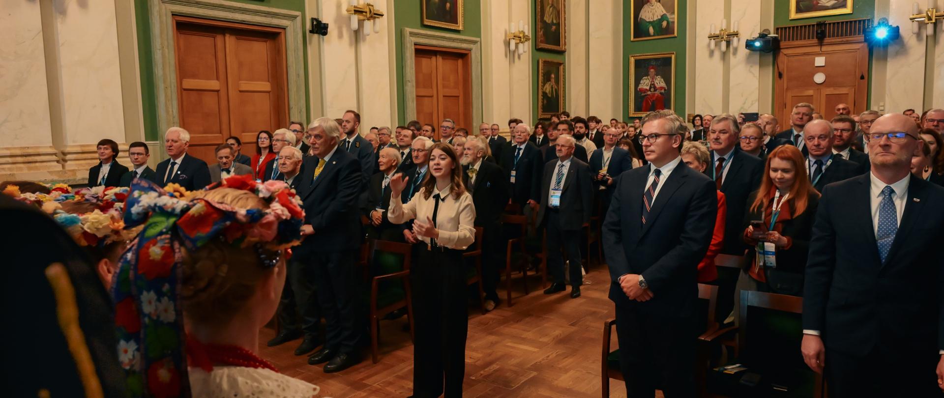 GGK Andrzej Żylis na uroczystości 75-lecia WGGiIS AGH