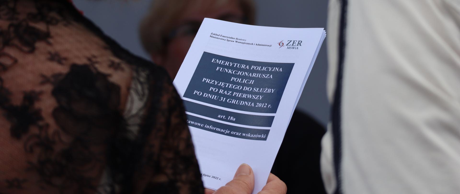 ZER MSWiA na obchodach Święta Policji