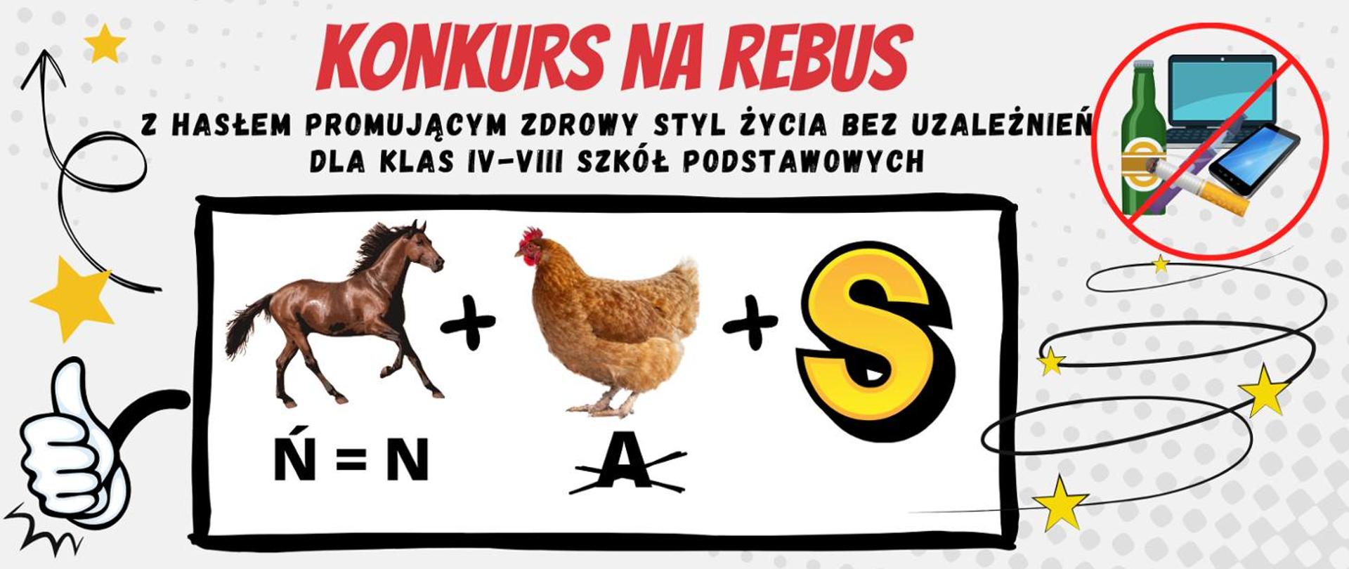 Tło konkurs na rebus