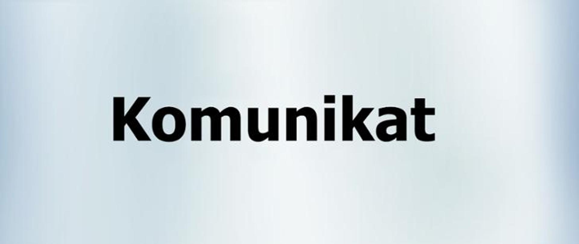 Komunikat