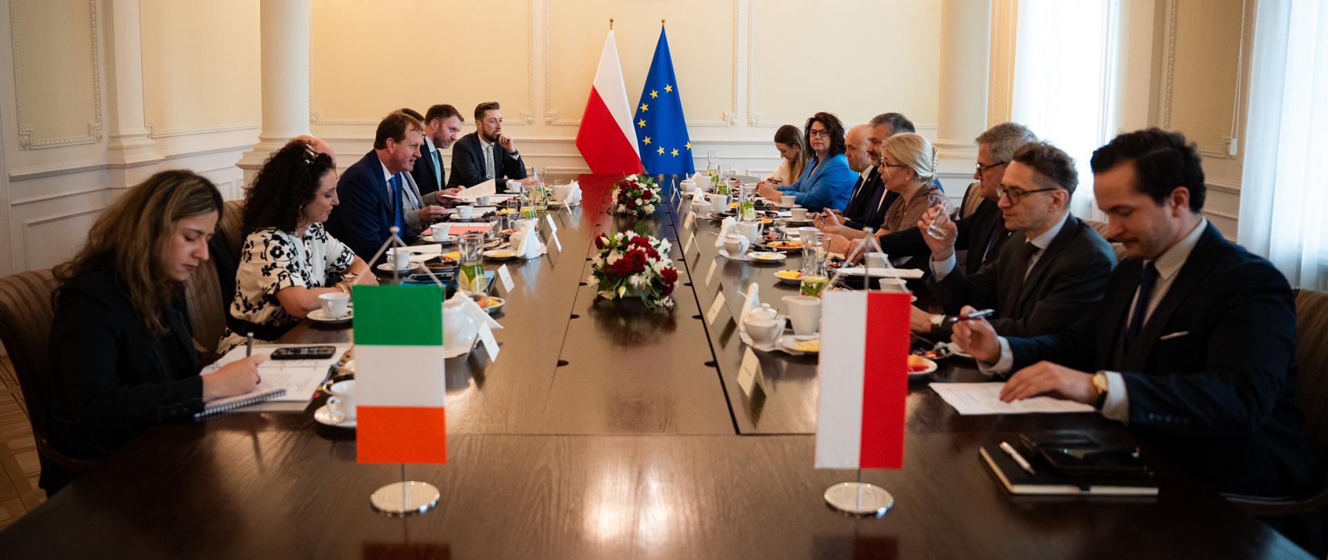 Spotkanie z Ministrem Sprawiedliwości, Spraw Wewnętrznych i Migracji Republiki Irlandii