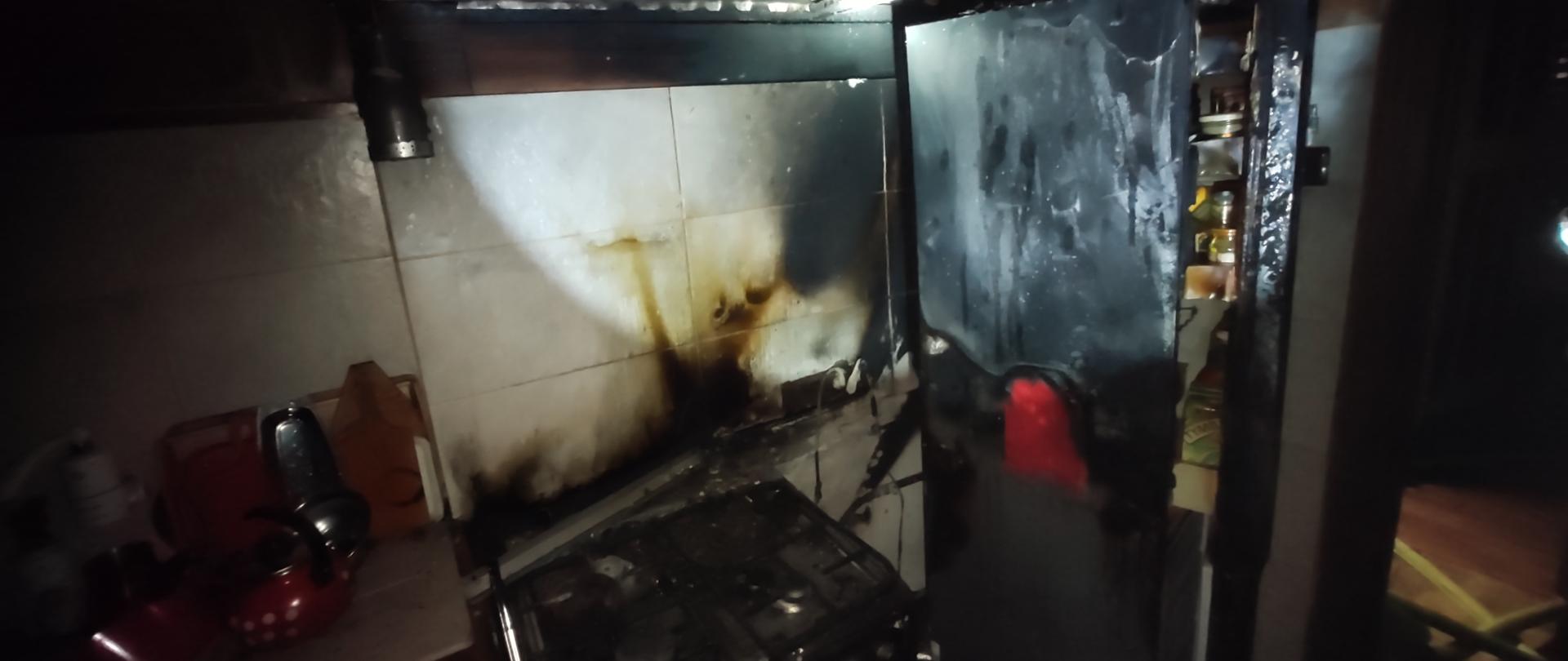 Pożar kuchni 