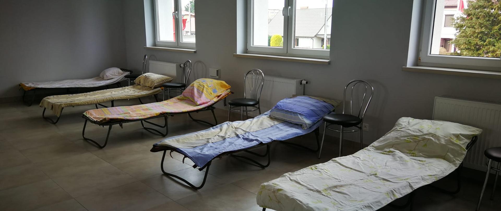 MIEJSCA NOCLEGOWE W REMIZACH OSP DLA UCHODŹCÓW