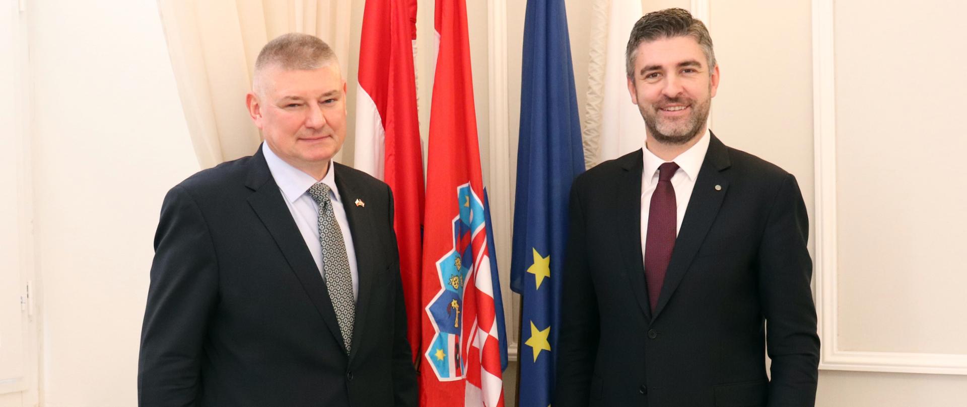 Spotkanie Ambasadora Pawła Czerwińskiego z burmistrzem Dubrownika M. Frankoviciem 