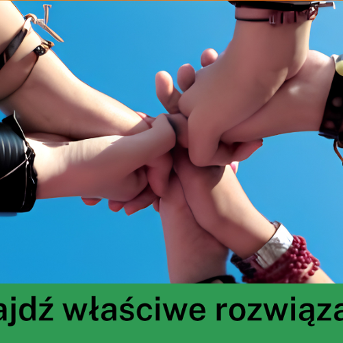splecione 3 pary rąk 