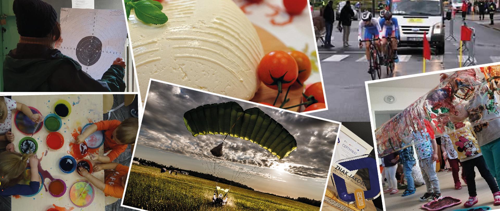 Kolaz zdjęć nadesłanych przez przedsiębiorstwa ekonomii społecznej