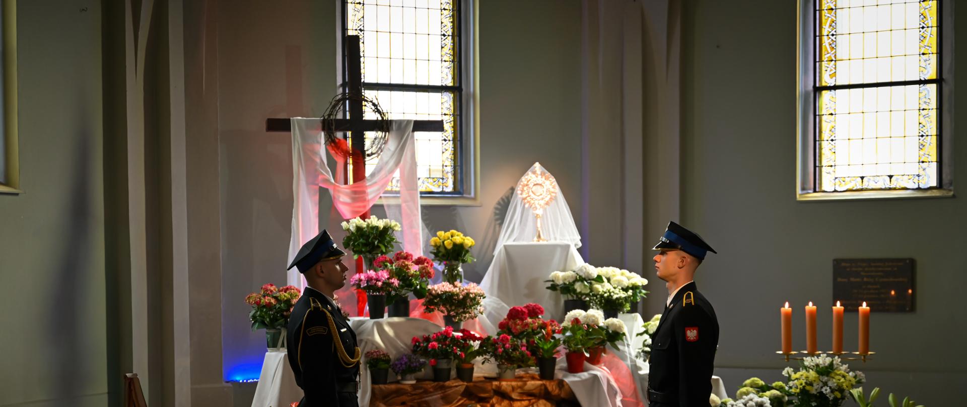 warta honorowa przy Grobie Pańskim