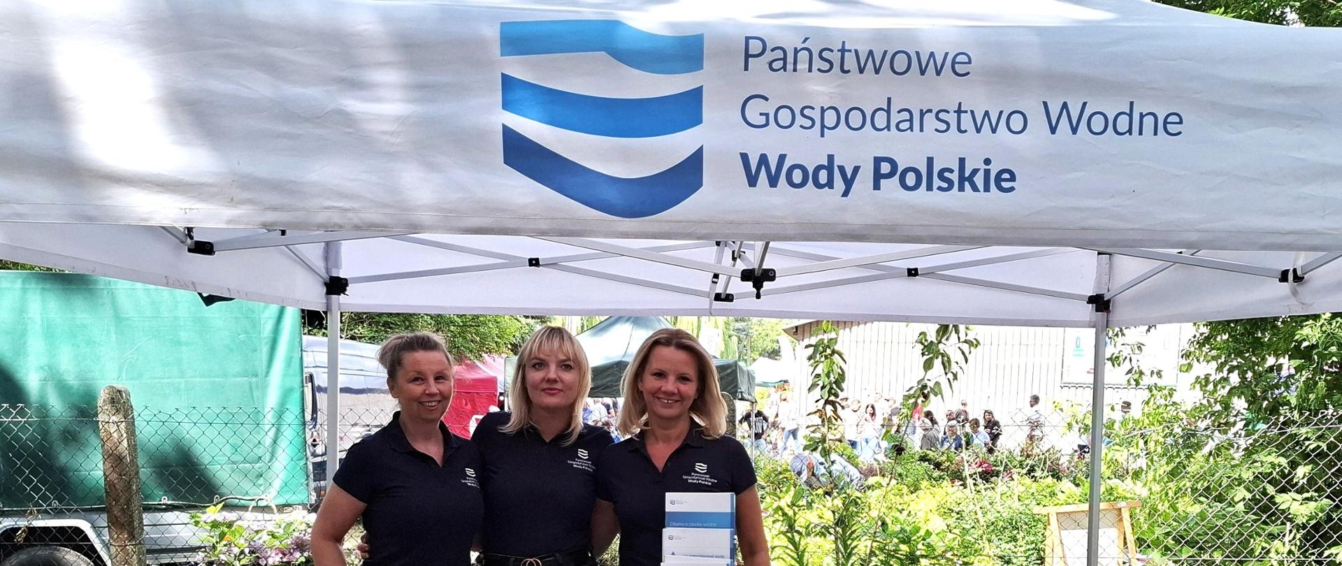 Stoisko Wód Polskich na wystawie rolniczej w Sitnie