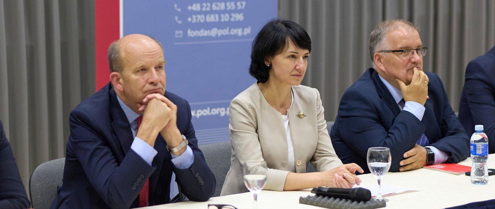 Podsekretarz Stanu w MSZ Henryka Mościcka-Dendys z wizytą na Litwie 