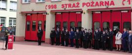 Uroczysty apel z okazji Dnia Strażaka w KP PSP Działdowo