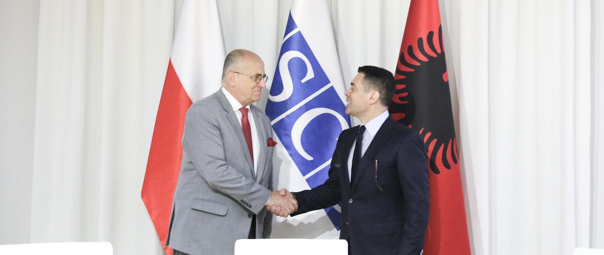 Minister Zbigniew Rau paid a visit to Albania