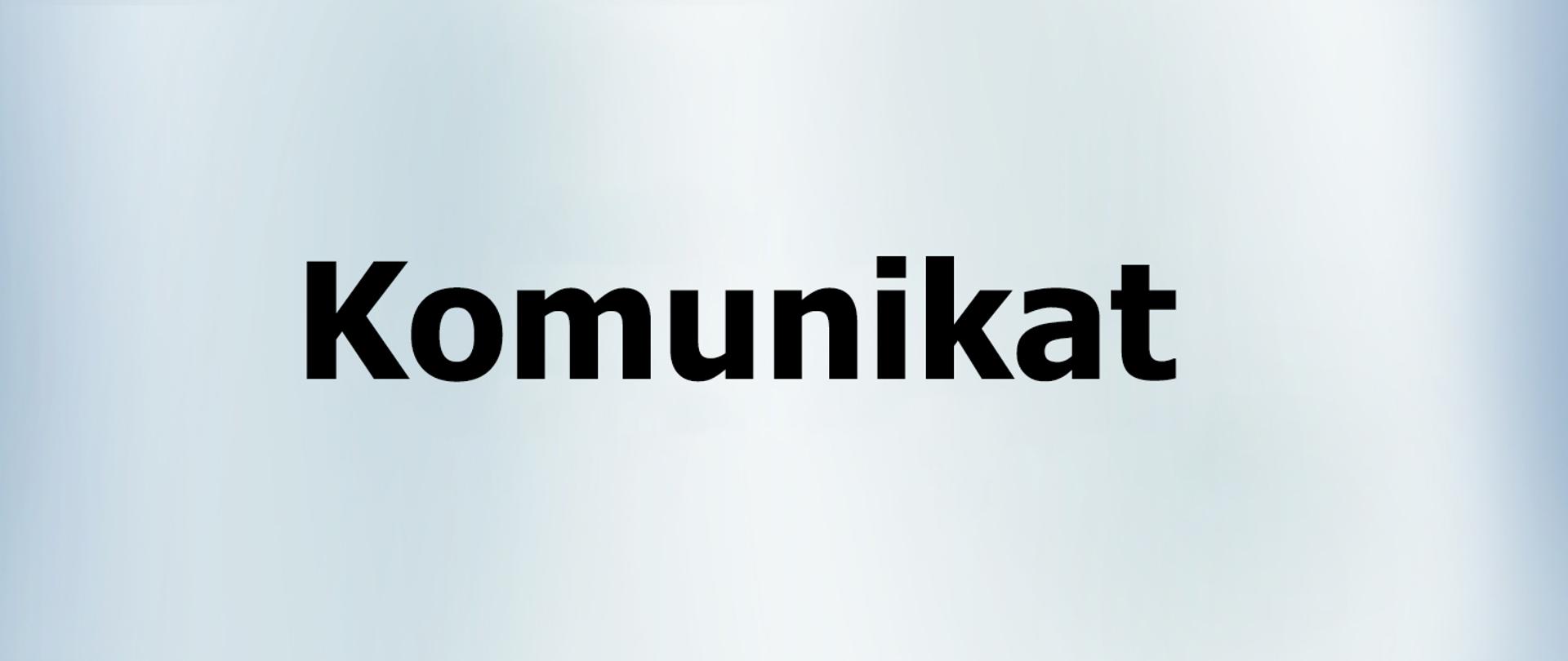 Komunikat