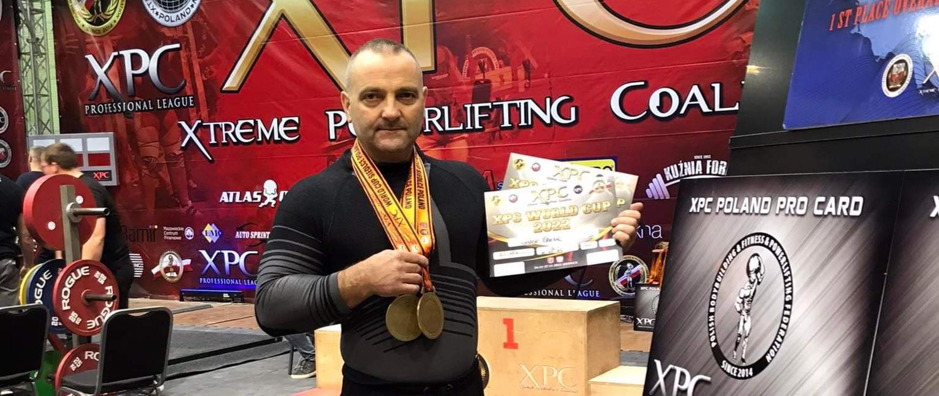 Funkcjonariusz KP PSP w Siemiatyczach- Mistrzostwa Świata XPC