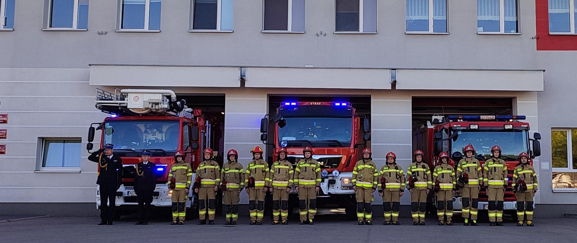 Nowomiejscy strażacy oddali hołd strażakowi, który zginął w wypadku na służbie