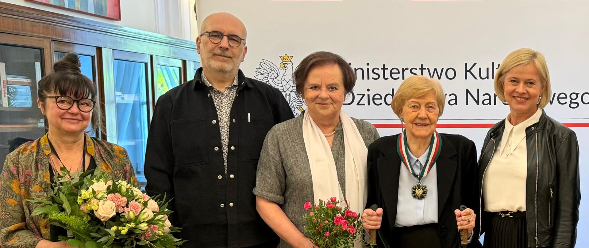 Złoty Medal „Zasłużony Kulturze Gloria Artis” dla prof. Marii Brykowskiej, fot. Dominika Wołk