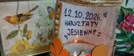 Warsztaty rękodzielnicze - lampiony jesienne