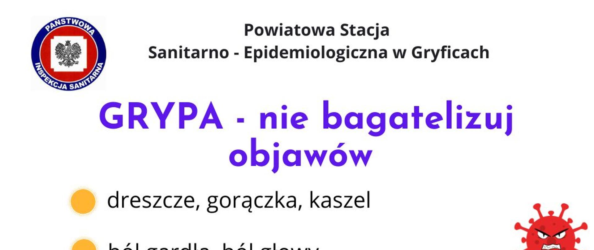 Grypa - nie bagatelizuj objawów
