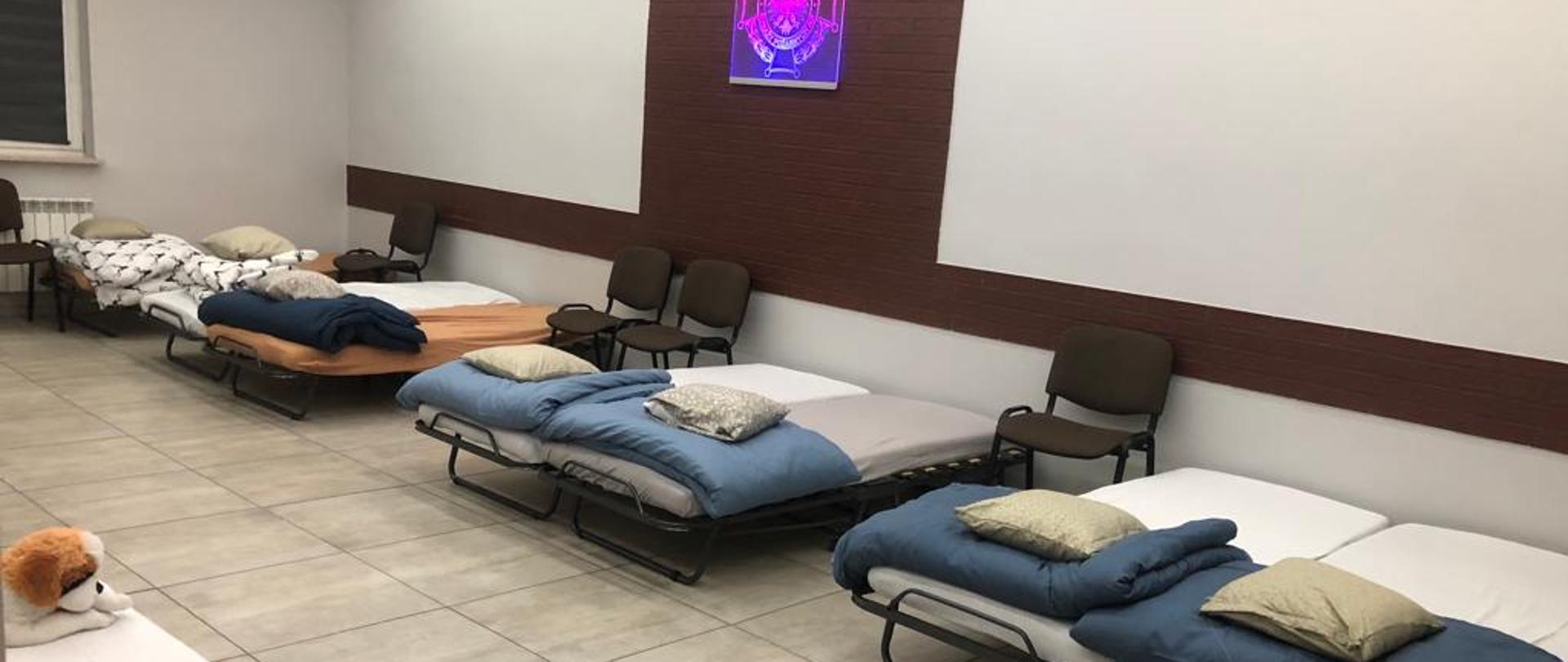 Miejsca noclegowe w jednostce OSP dla uchodźców