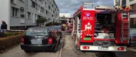 Pożar mieszkania na ul Gersona
