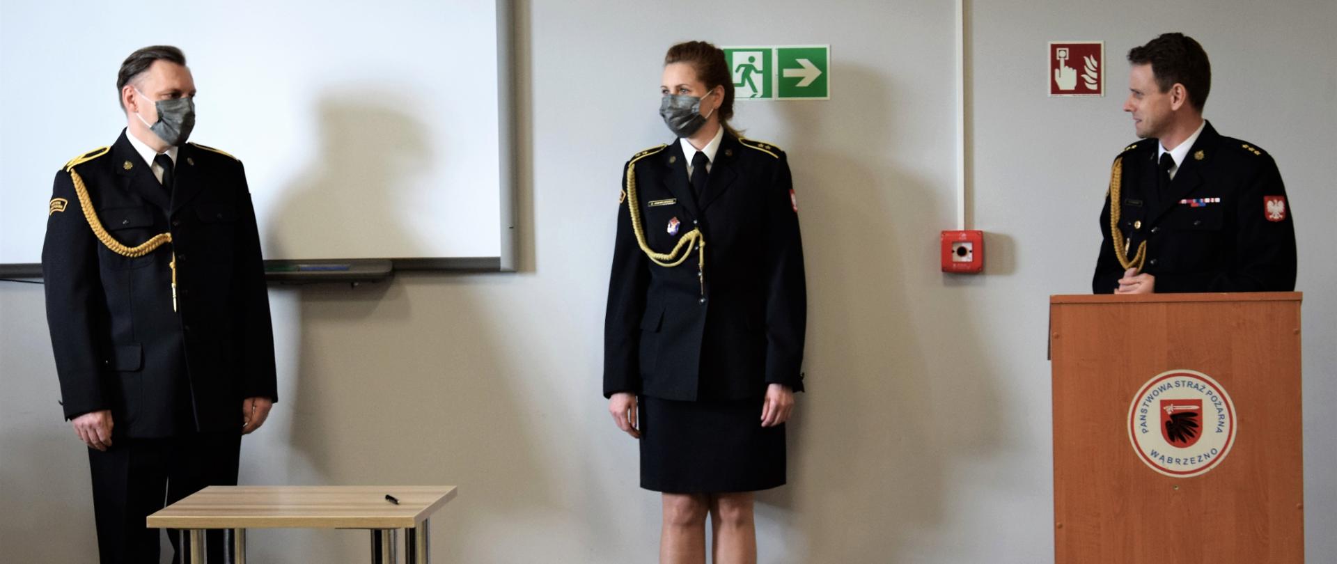 Pożegnanie odchodzącego na zaopatrzenie emerytalne st.ogn. Marcin Lewandowskiego. 