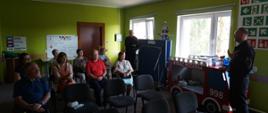 Członkowie Polskiego Związku Niewidomych - Koła Terenowego w Hajnówce z wizytą w Sali Edukacyjnej Ognik