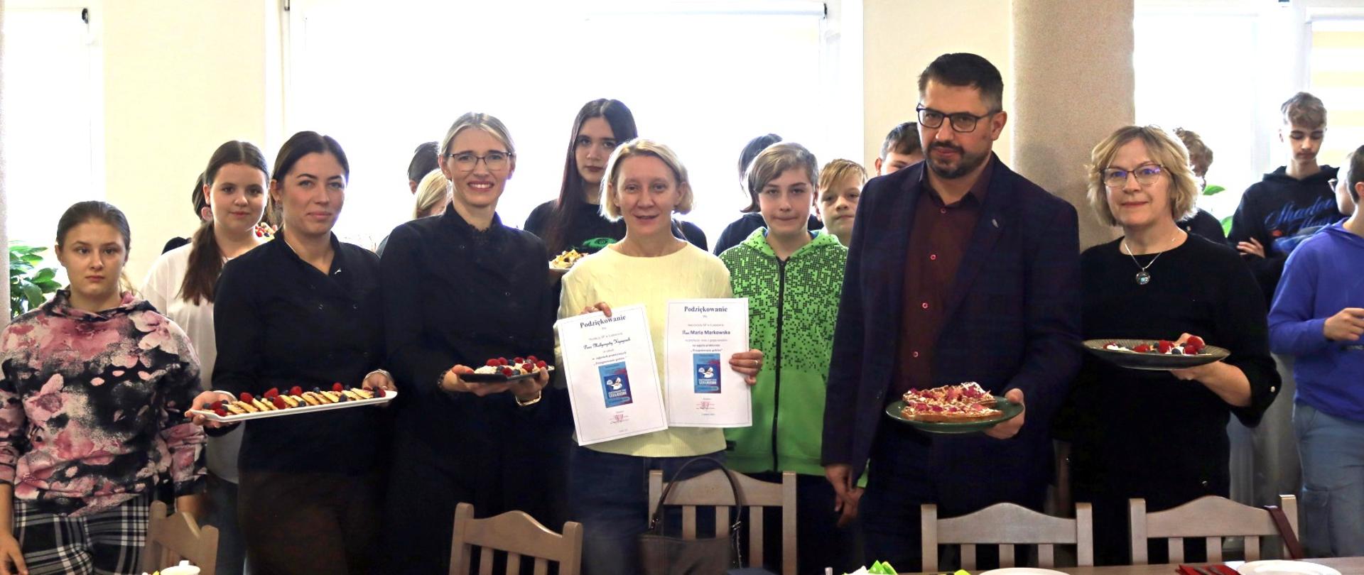 Wizyta ósmoklasistów w ZSCKR w Lututowie z okazji
Tygodnia Szefa Kuchni.
