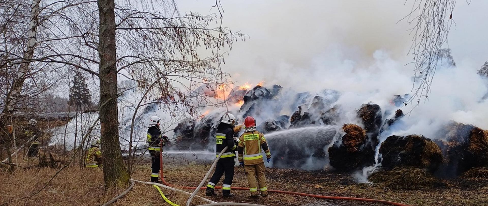 Strażacy podczas działań