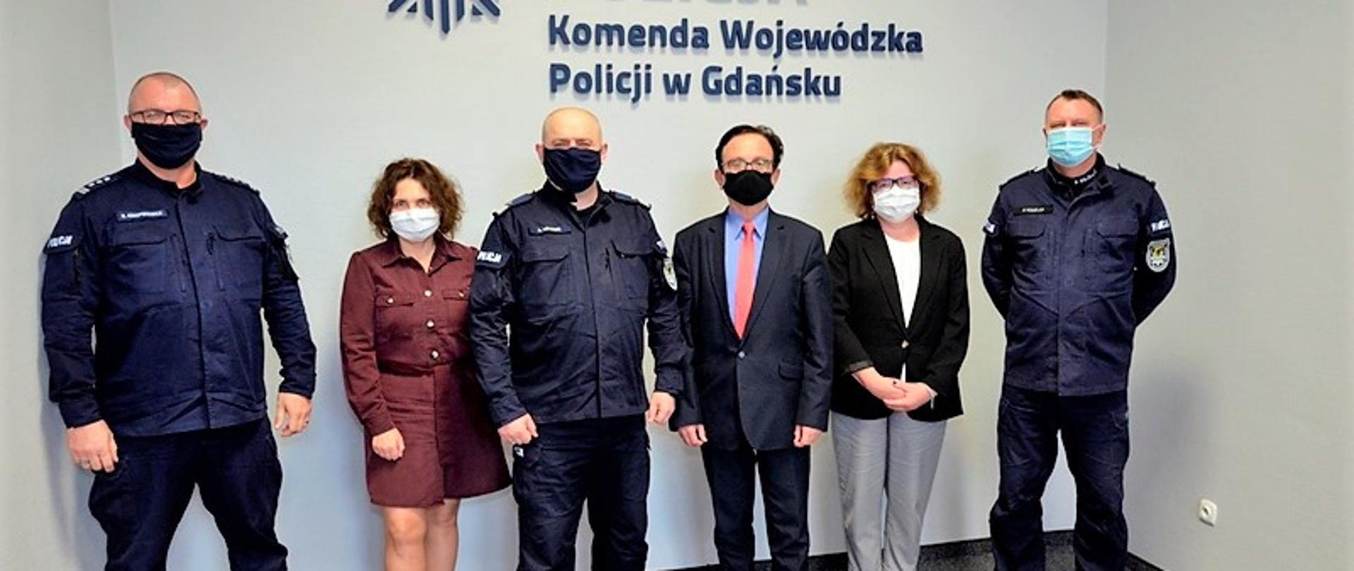 Spotkanie Pomorskiego Państwowego Wojewódzkiego Inspektora Sanitarnego z Wojewódzkim Komendantem Policji w Gdańsku