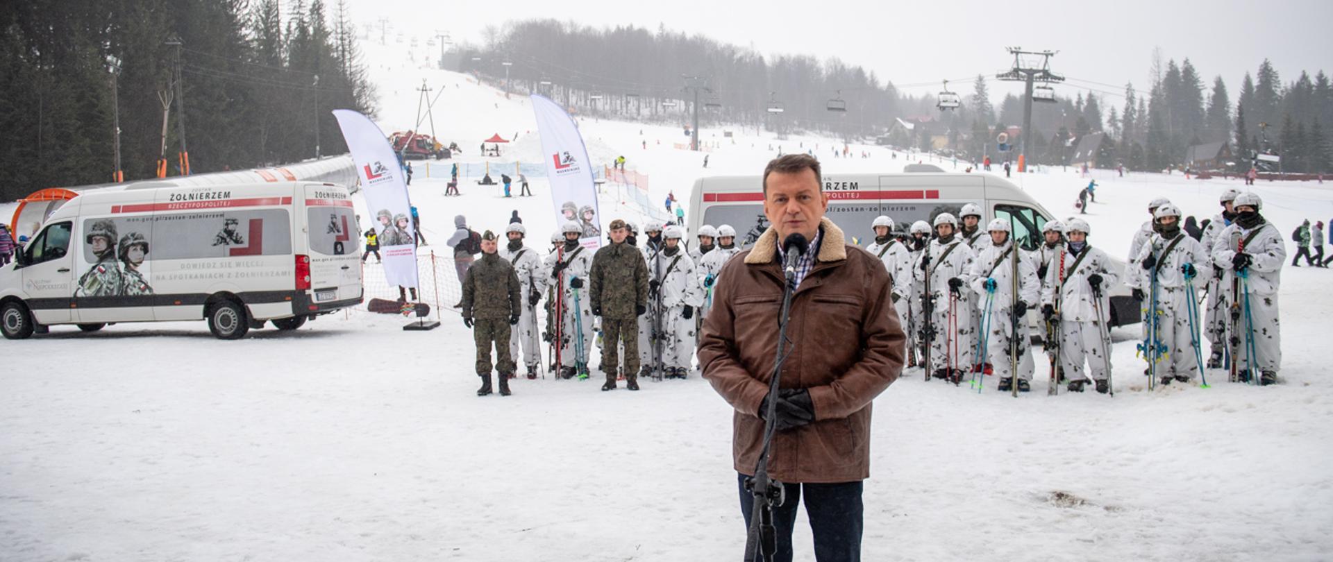 Minister Mariusz Błaszczak zainaugurował w Istebnej kolejny etap kampanii Zostań Żołnierzem Rzeczypospolitej 