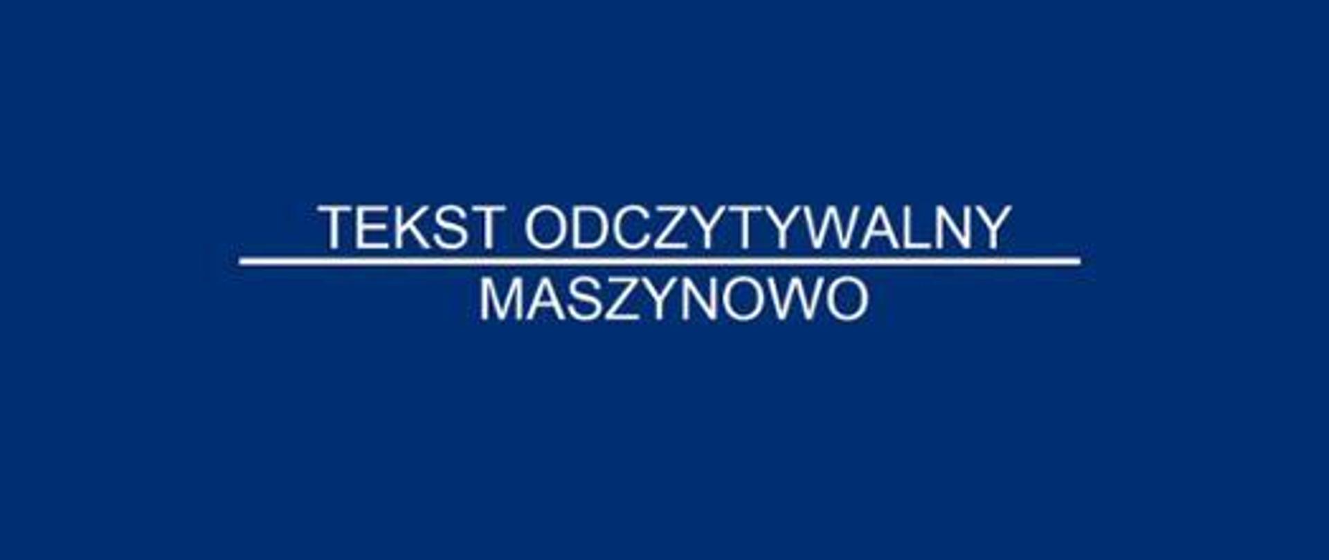 Tekst odczytywalny maszynowo