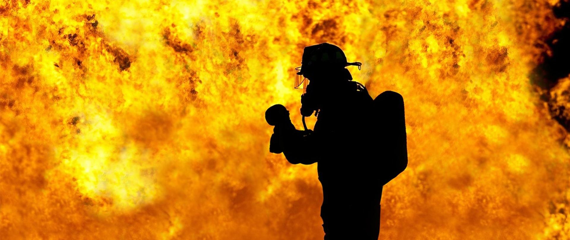 pożar piwnicy przy ul. Okrzei