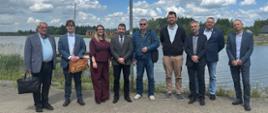 Przedstawiciele Zarządu Zlewni w Lesznie oraz Polskiego Związku Wędkarskiego – okręgów Poznań i Wrocław.