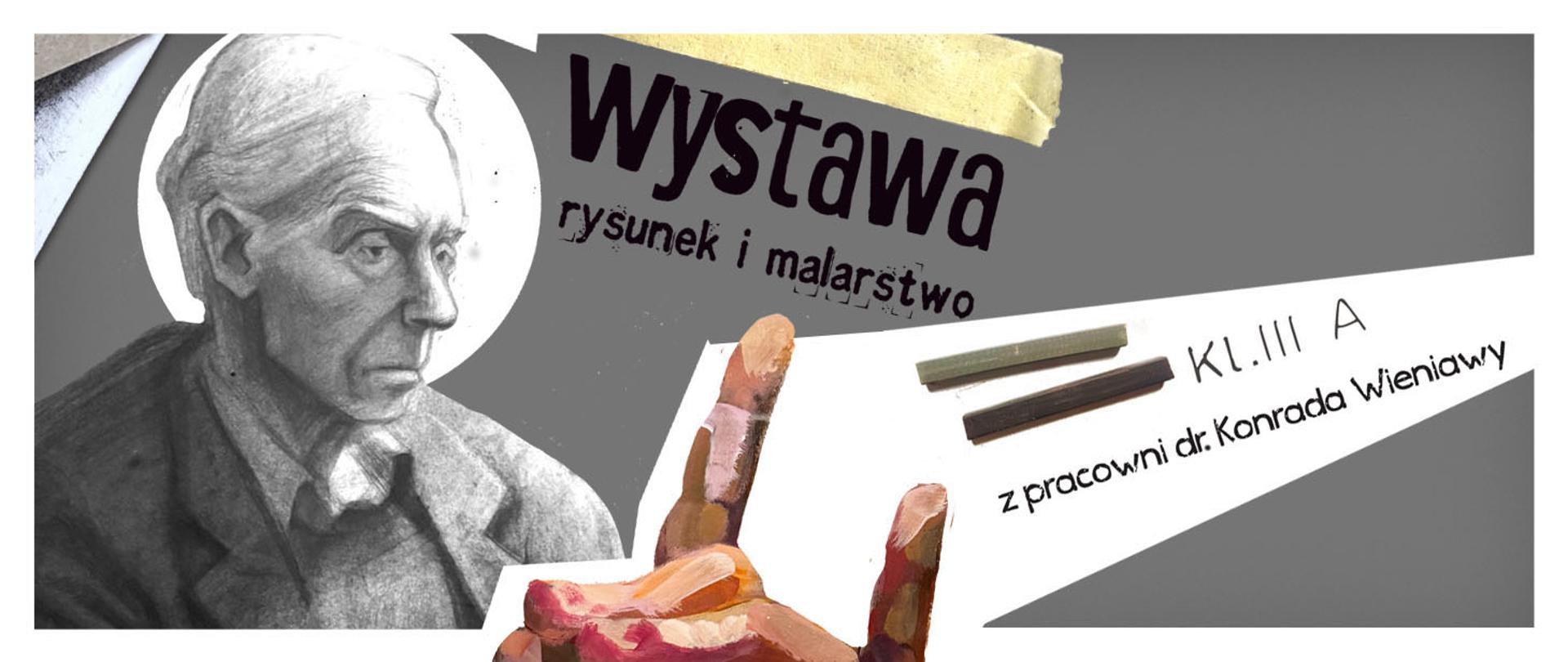 Wystawa prac rysunku i malarstwa klasy 3A