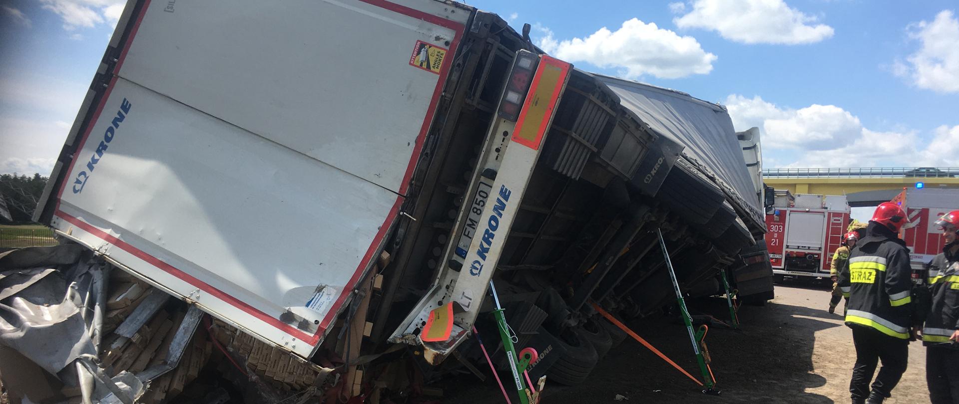 Wypadek samochodu ciężarowego 1