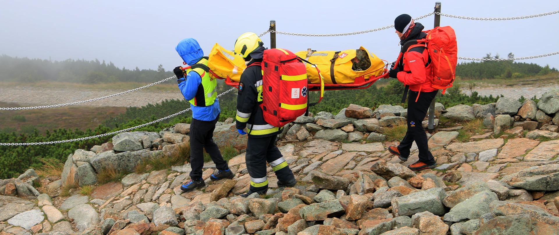 transport poszkodowanego