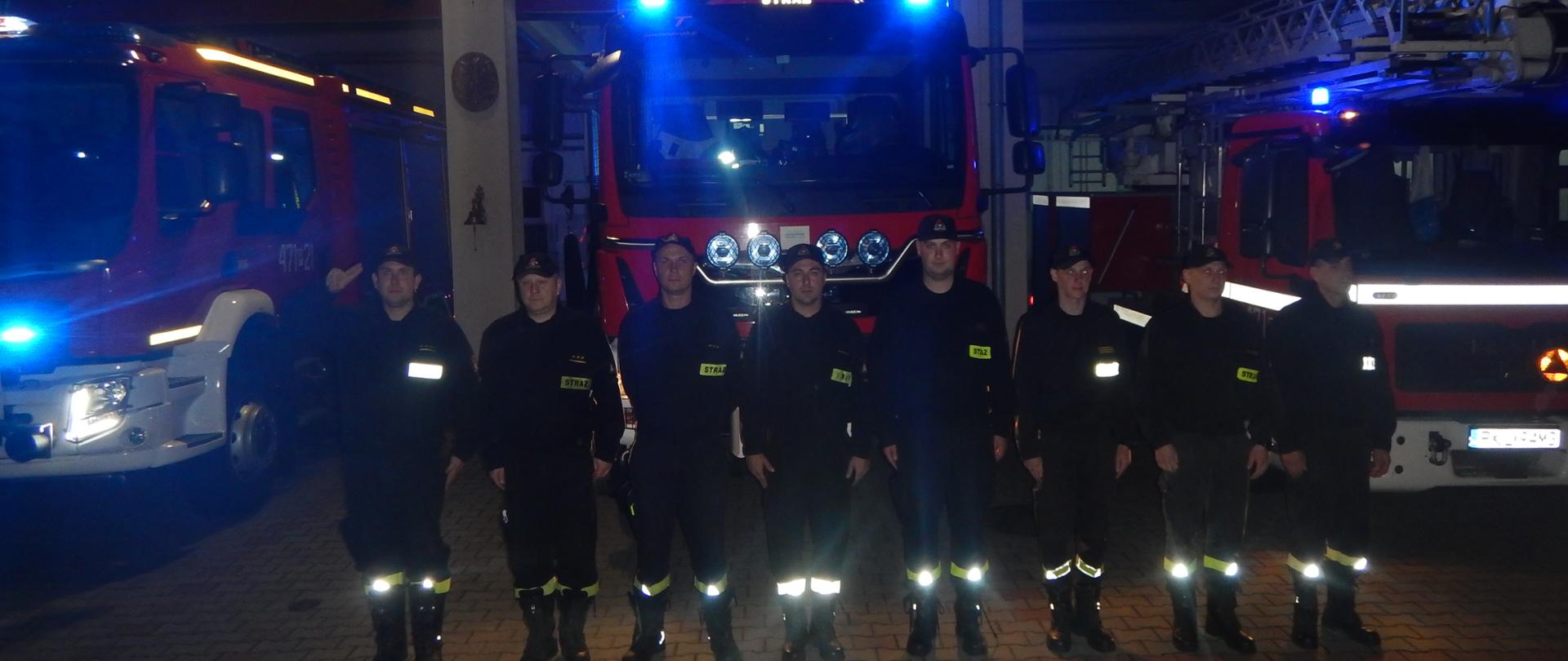 Kolscy strażacy uczcili minutą ciszy pamięć sekc. Bartosza Błyskala 