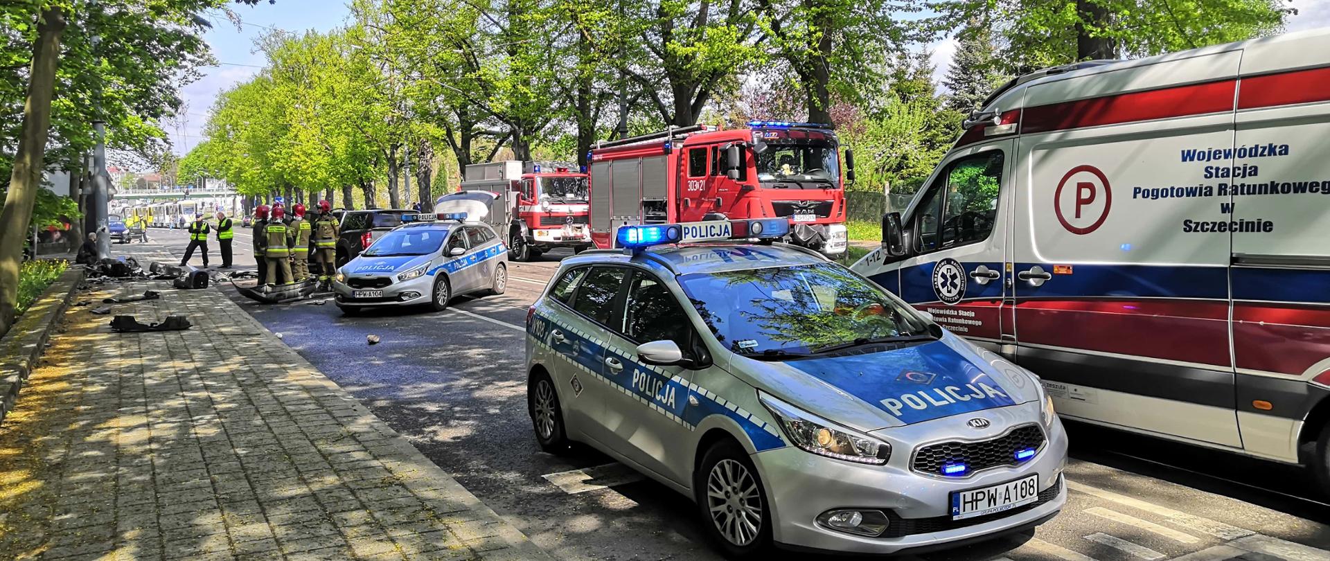 Wypadek przy ulicy Niemierzyńskiej