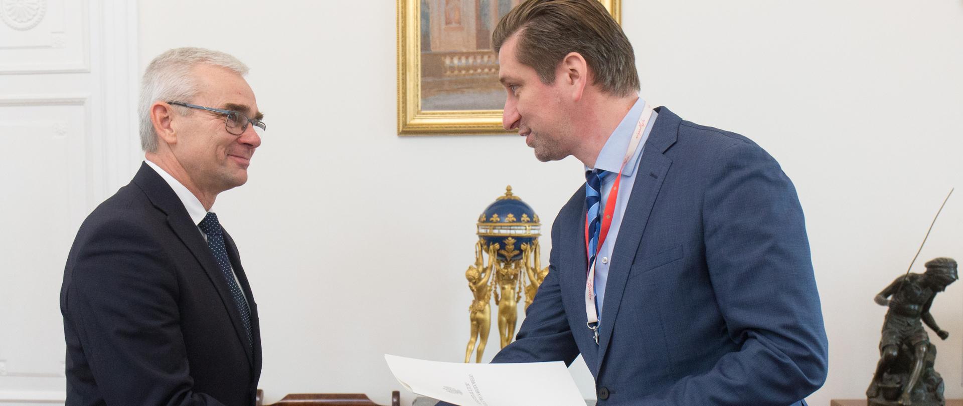 Powołanie na dyrektora Muzeum Narodowego w Poznaniu Tomasza Łęckiego, fot. Jacek Łagowski