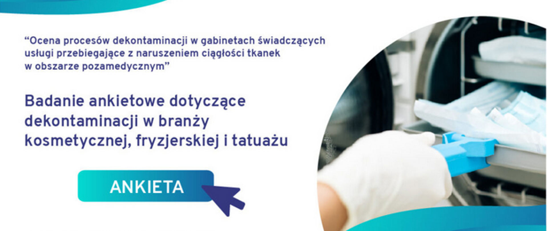 na zdjęciu widnieje autoklaw z pakietami do sterylizacji 