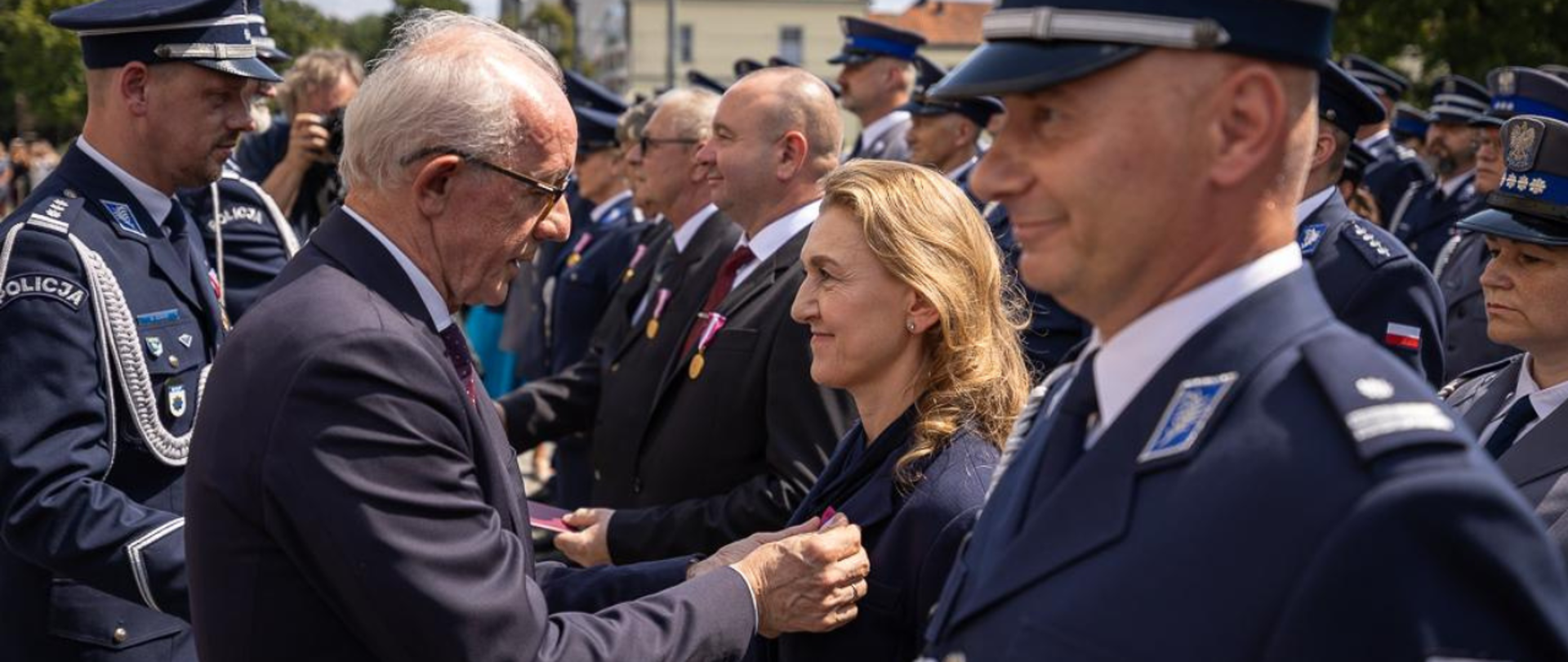 Apel w garnizonie stołecznym z okazji 105. rocznicy powstania Policji Państwowej 